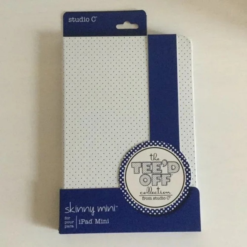 NEW Studio C Skinny Mini Case iPad Mini The Tee'd Off Collection